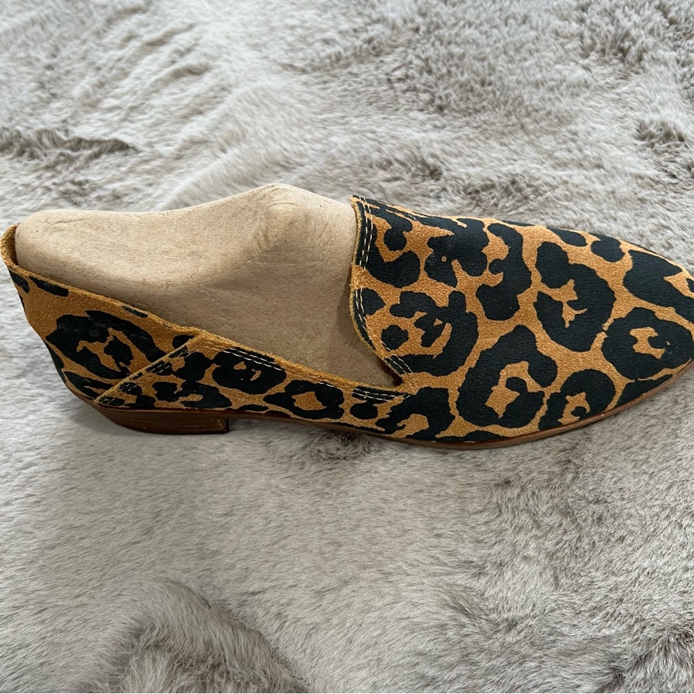 Lucky Brand Women Cahill leopard‎ print flats size 7.5 - Picture 12 of 13